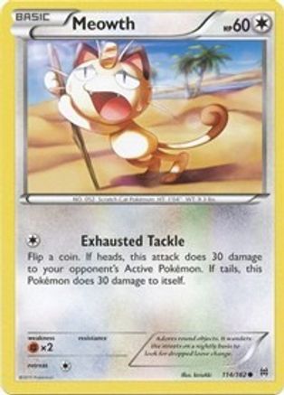 Image of Meowth (114/162) [XY: BREAKthrough]