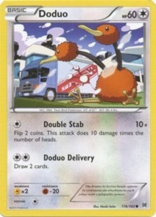 Image of Doduo (116/162) [XY: BREAKthrough]