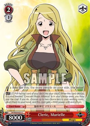 Image of Cleric, Marielle (LH/SE20-E21 C) [LOG HORIZON]