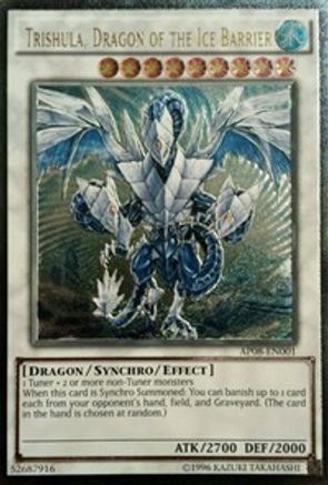 Image of Trishula, Dragon of the Ice Barrier [AP08-EN001] Ultimate Rare