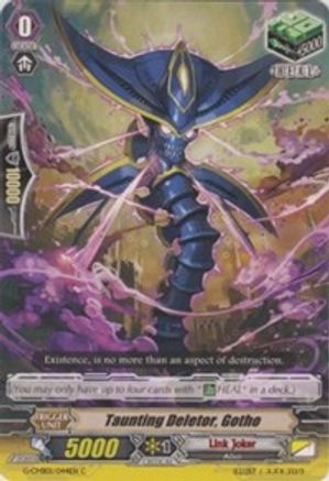 Taunting Deletor, Gotho (G-CMB01: VANGUARD & DELETOR)