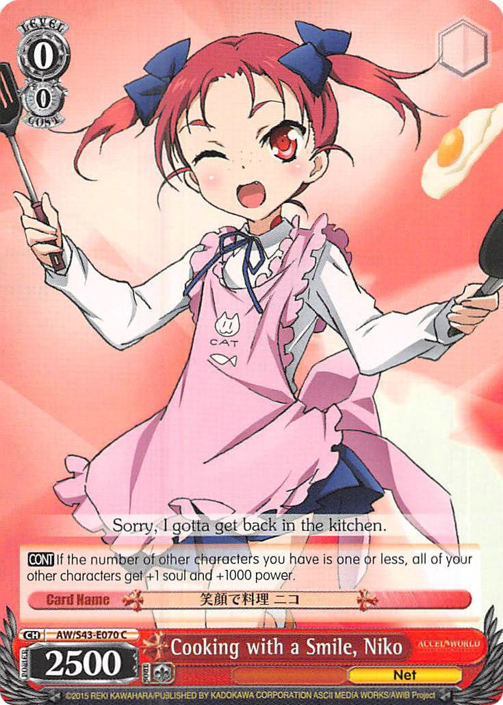 Image of Cooking with a Smile, Niko (AW/S43-E070 C) [Accel World -Infinite Burst-]