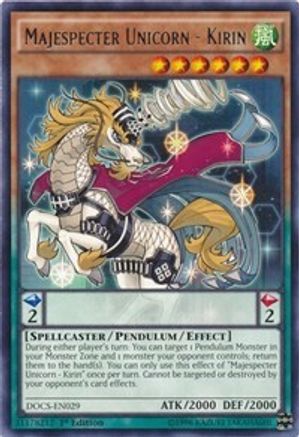 Image of Majespecter Unicorn - Kirin [DOCS-EN029] Rare