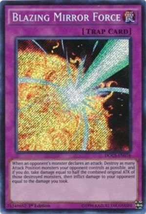 Image of Blazing Mirror Force [DOCS-EN076] Secret Rare