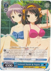 Image of Swimsuit Haruhi & Nagato (SY/W08-E083 U) [The Melancholy of Haruhi Suzumiya]