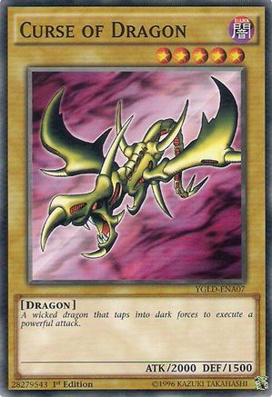 Image of Curse of Dragon [YGLD-ENA07] Common
