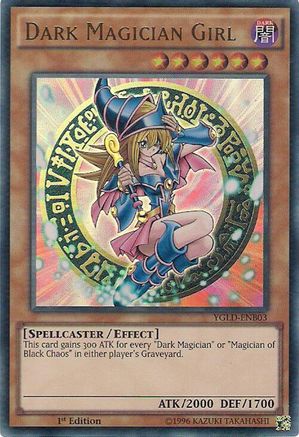 Image of Dark Magician Girl [YGLD-ENB03] Ultra Rare