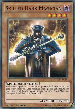 Image of Skilled Dark Magician [YGLD-ENC19] Common