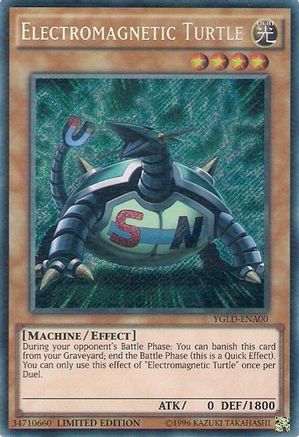 Image of Electromagnetic Turtle [YGLD-ENA00] Secret Rare