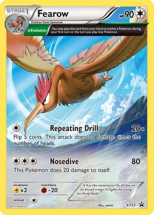 Image of Fearow (XY57) [XY: Black Star Promos]
