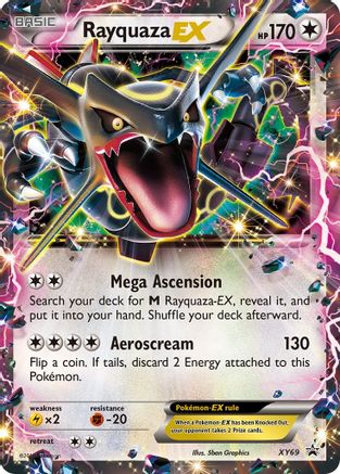 Image of Rayquaza EX (XY69) (Shiny) [XY: Black Star Promos]