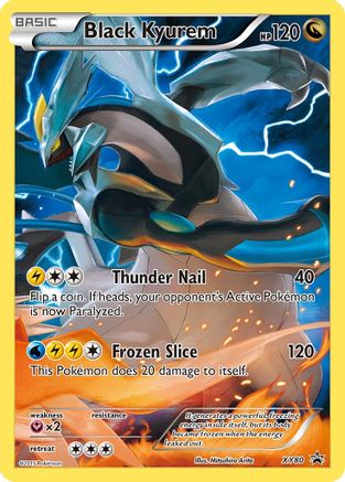 Image of Black Kyurem (XY80) (Full Art Promo) [XY: Black Star Promos]