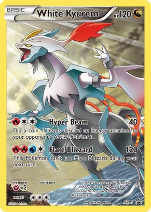 Image of White Kyurem (XY81) (Full Art Promo) [XY: Black Star Promos]