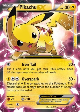 Image of Pikachu EX (XY84) [XY: Black Star Promos]