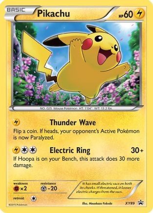 Image of Pikachu (XY89) (Collector Chest) [XY: Black Star Promos]