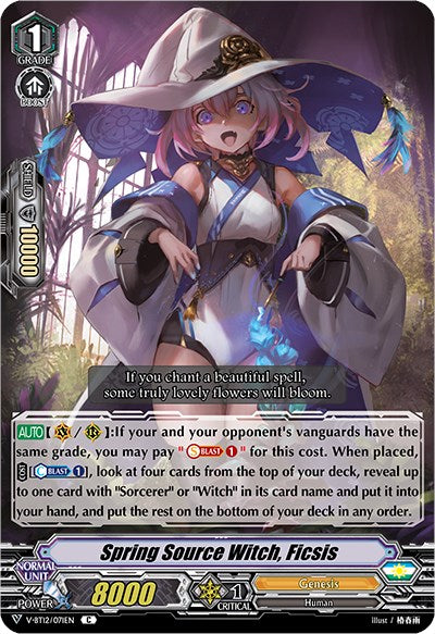 Image of Spring Source Witch, Ficsis (V-BT12/071EN) [Divine Lightning Radiance]