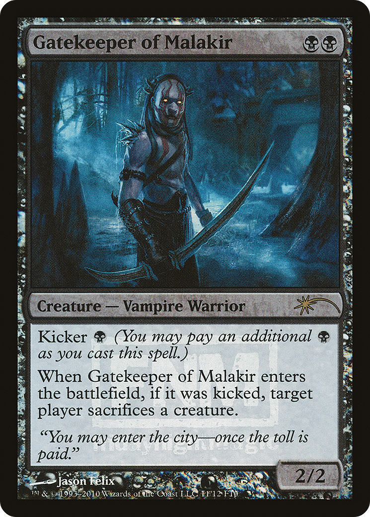 Image of Gatekeeper of Malakir [Friday Night Magic 2010]