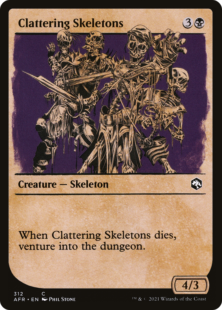 Image of Clattering Skeletons (Showcase) [Dungeons & Dragons: Adventures in the Forgotten Realms]