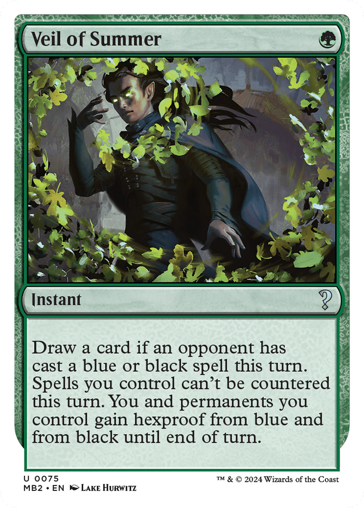 Image of Veil of Summer (White Border) [Mystery Booster 2]