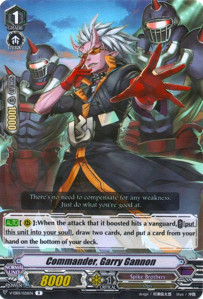 Image of Commander, Garry Gannon (V-EB01/026EN) [The Destructive Roar]