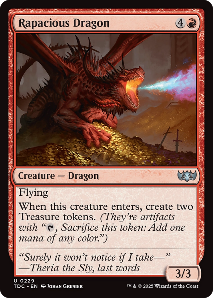 Image of Rapacious Dragon [Tarkir: Dragonstorm Commander]