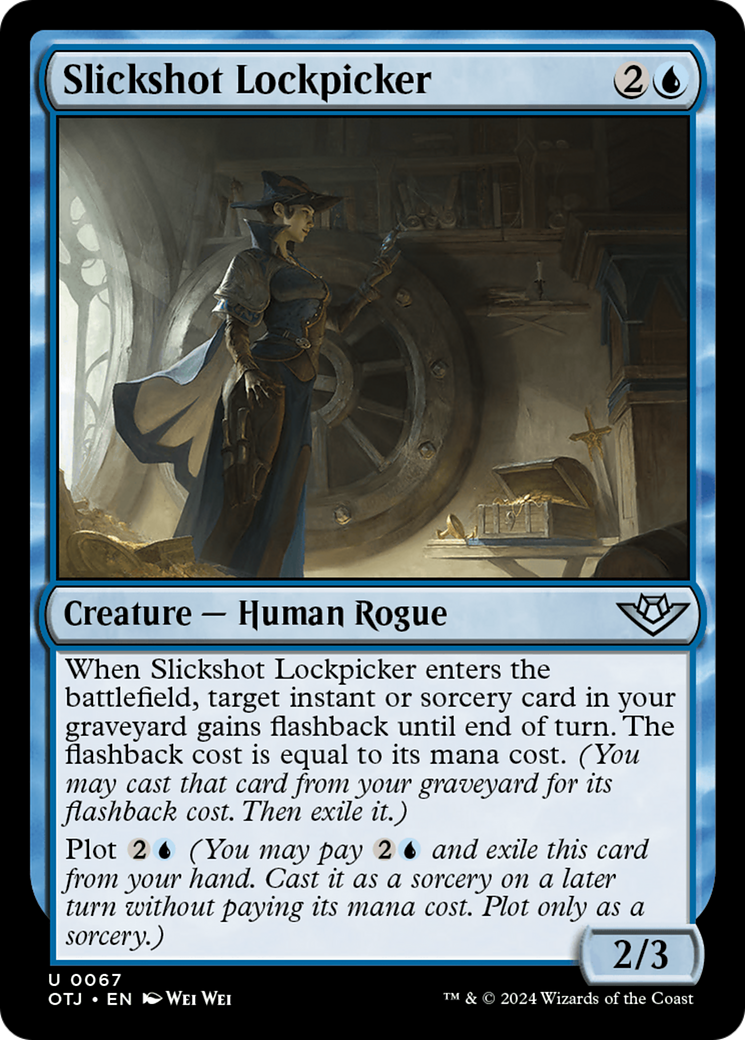 Image of Slickshot Lockpicker [Outlaws of Thunder Junction]