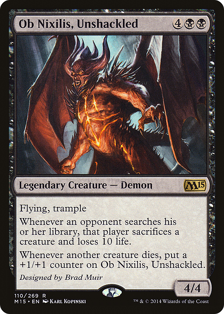 Image of Ob Nixilis, Unshackled [Magic 2015]
