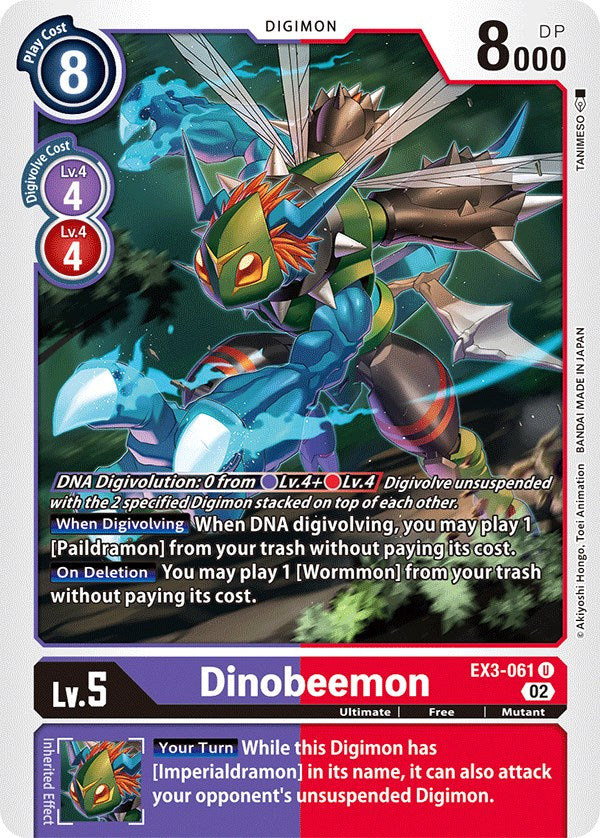 Image of Dinobeemon [EX3-061] [Draconic Roar]