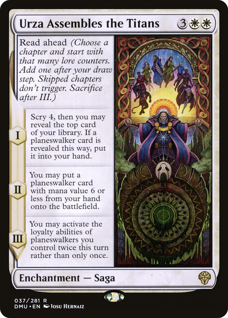 Image of Urza Assembles the Titans [Dominaria United]