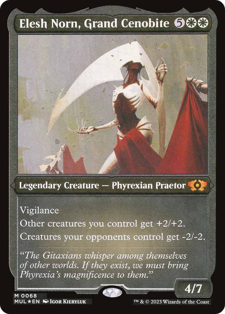 Image of Elesh Norn, Grand Cenobite (Foil Etched) [Multiverse Legends]