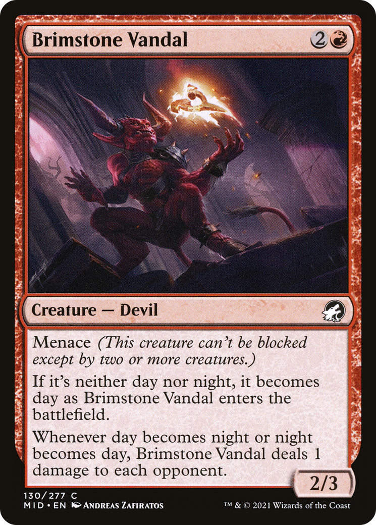 Image of Brimstone Vandal [Innistrad: Midnight Hunt]