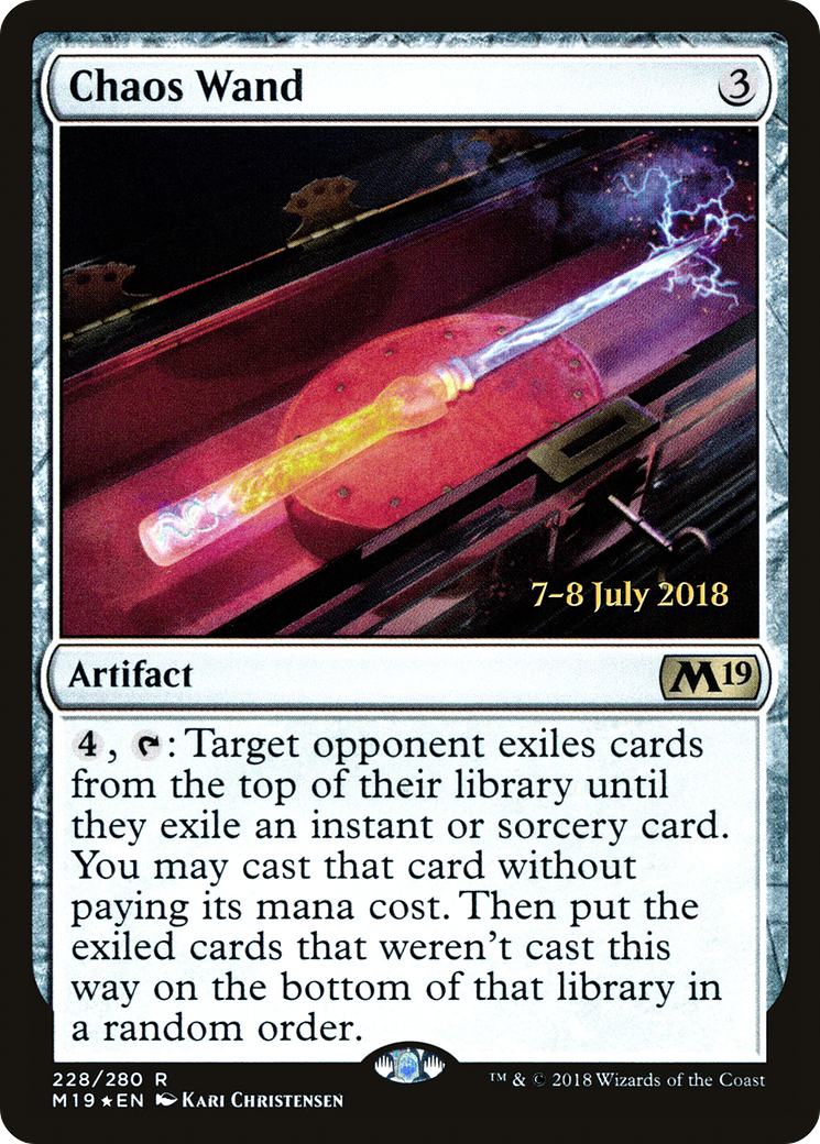 Image of Chaos Wand [Core Set 2019 Prerelease Promos]