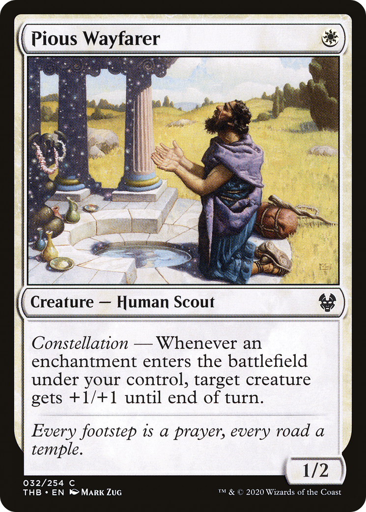 Image of Pious Wayfarer [Theros Beyond Death]