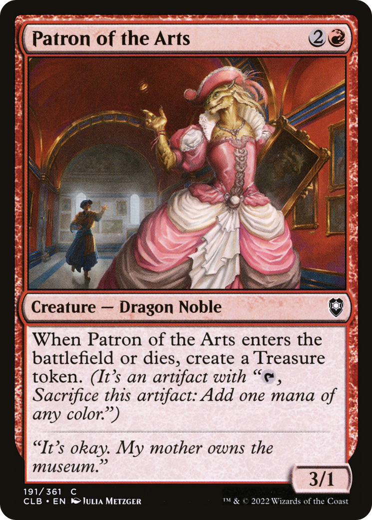 Image of Patron of the Arts [Commander Legends: Battle for Baldur's Gate]