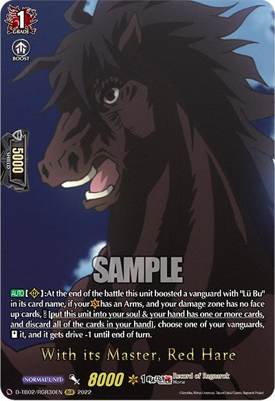 Image of With its Master, Red Hare (D-TB02/RGR30EN) [Record of Ragnarok]