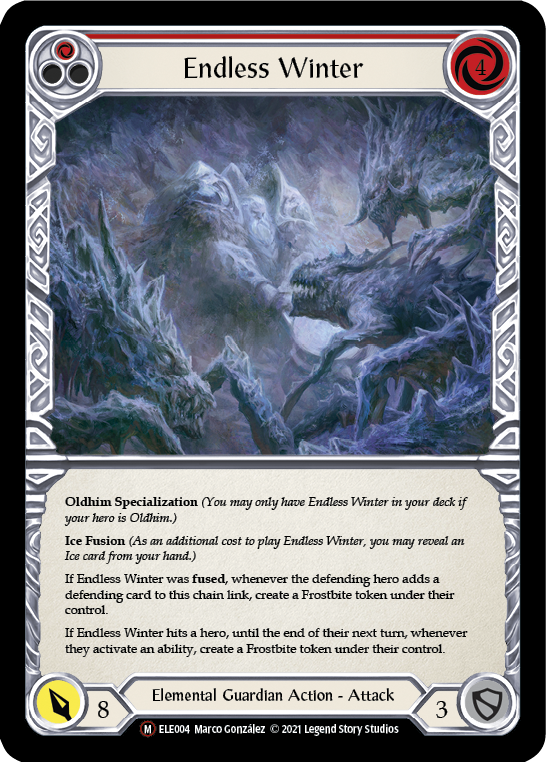 Image of Endless Winter [U-ELE004] (Tales of Aria Unlimited)  Unlimited Normal