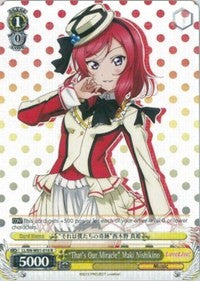 "That's Our Miracle" Maki Nishikino (LL/EN-W01-016 R) [Love Live! DX]