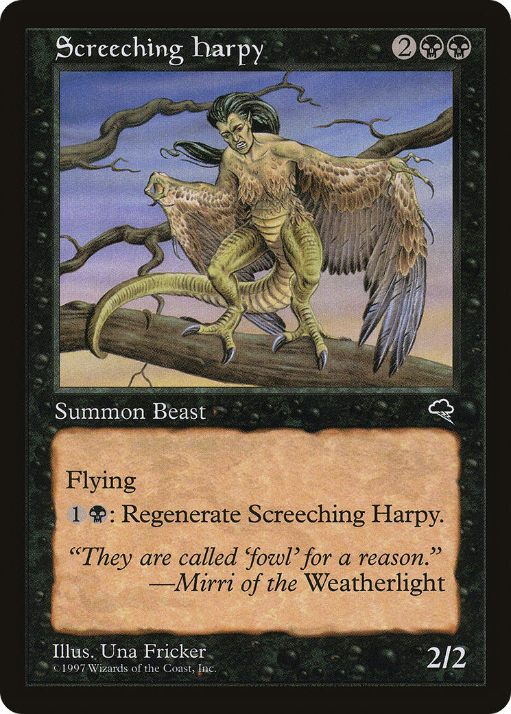 Image of Screeching Harpy [Tempest]
