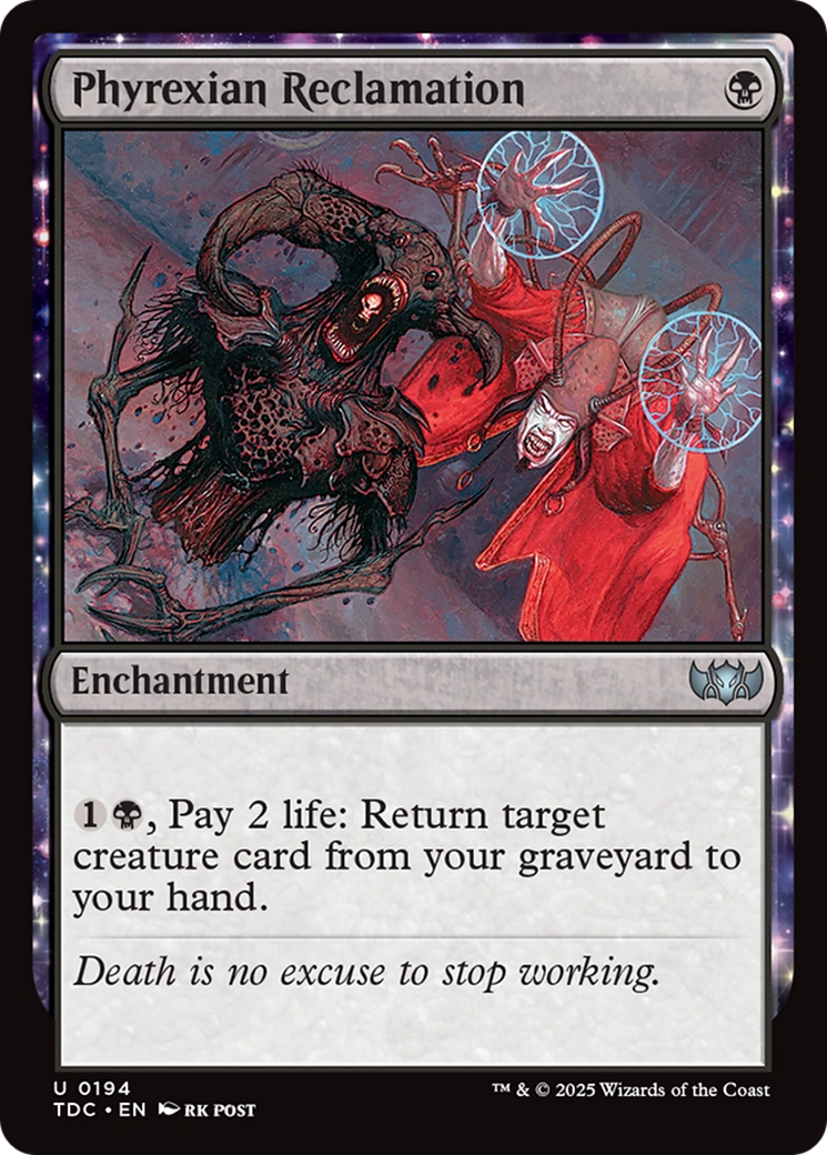 Image of Phyrexian Reclamation [Tarkir: Dragonstorm Commander]