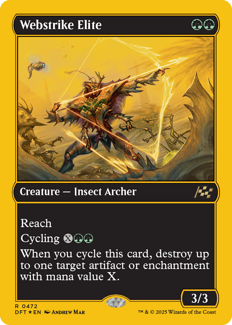 Image of Webstrike Elite (First-Place Foil) [Aetherdrift]