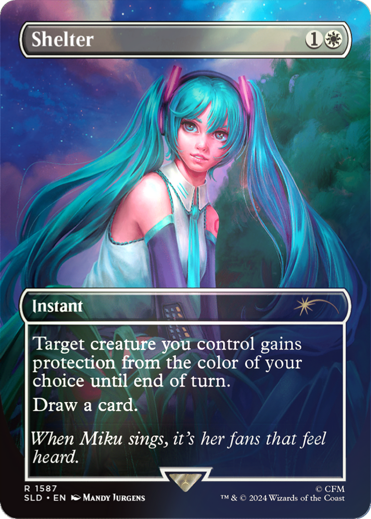 Image of Shelter (Japanese - Rainbow Foil) [Secret Lair Drop Series]