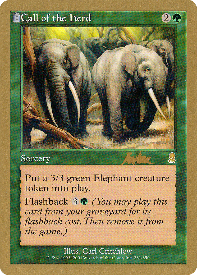 Image of Call of the Herd (Brian Kibler) [World Championship Decks 2002]