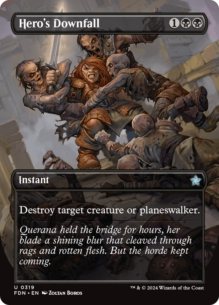 Image of Hero's Downfall (Borderless) [Foundations]
