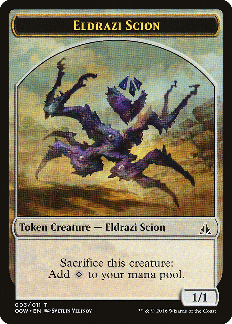 Image of Eldrazi Scion Token (003/011) [Oath of the Gatewatch Tokens]