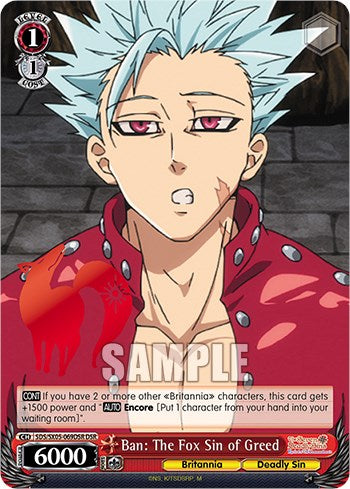 Image of Ban: The Fox Sin of Greed (DSR) [The Seven Deadly Sins: Revival of The Commandments]