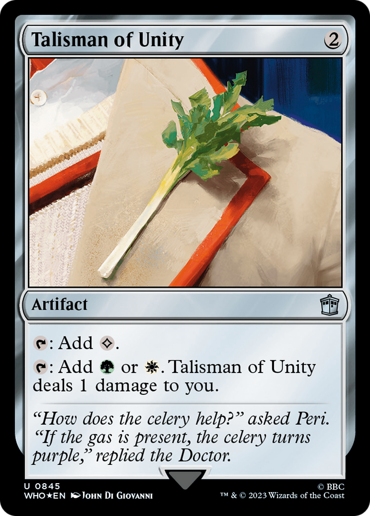 Image of Talisman of Unity (Surge Foil) [Doctor Who]