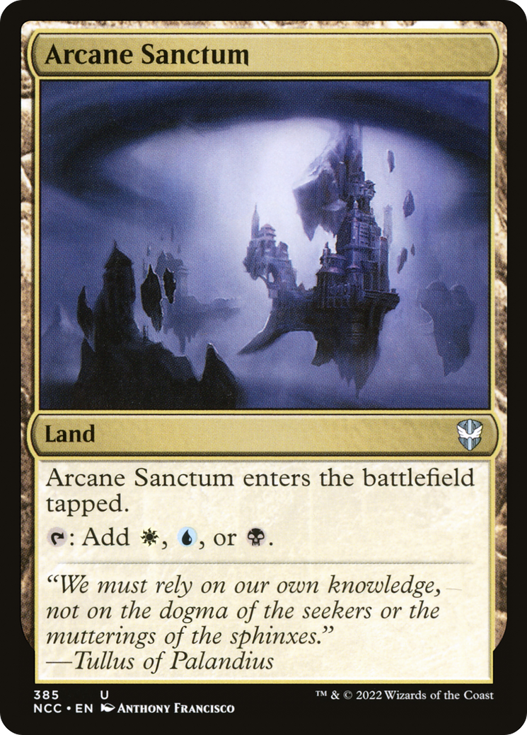 Image of Arcane Sanctum [Streets of New Capenna Commander]