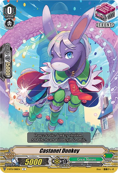 Image of Castanet Donkey (V-BT11/088EN) [Storm of the Blue Cavalry]