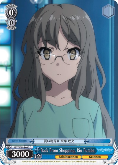 Image of Back From Shopping, Rio Futaba (SBY/W64-E092 C) [Rascal Does Not Dream of Bunny Girl Senpai]