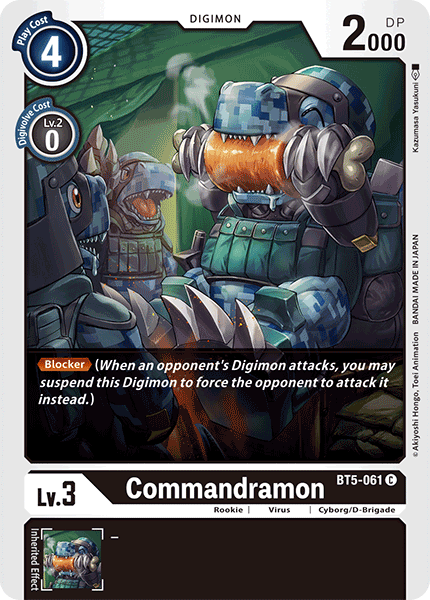 Image of Commandramon [BT5-061] [Battle of Omni]